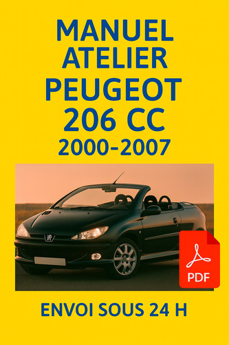 Manuel atelier peugeot 206 - atelier, cc