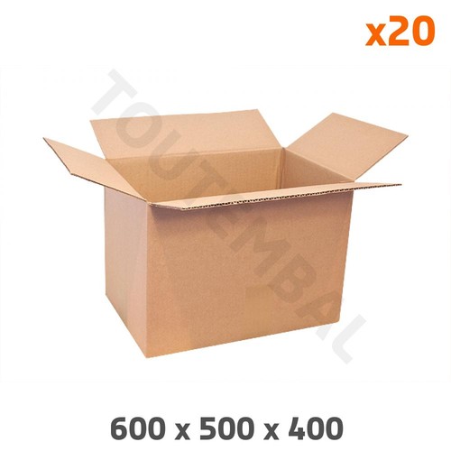 Emballage carton type caisse