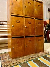 (🚚 Livraison) Meuble de métier comptoir à tiroirs ancien vintage meuble d'école