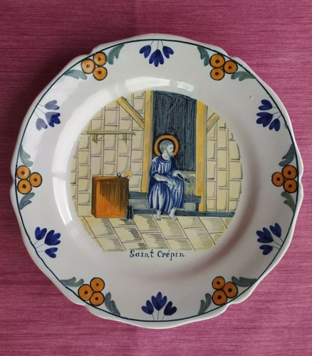 Assiette faience de - faience,