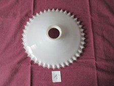 abat-jour en opaline blanc