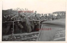 Transport De FERRY Des Soldats Allemands Sur Le Dniepr Front Est