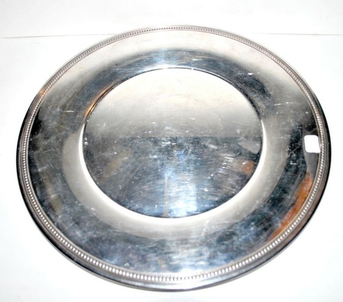 Plat rond plateau perle - plat,