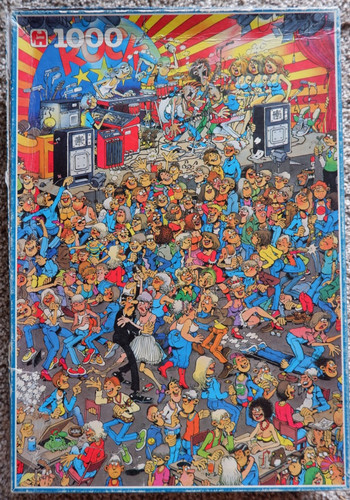 Rock around the clock puzzle - around,