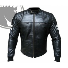 BLOUSON MOTO CUIR HOMME BIKER