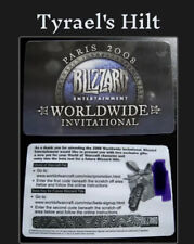 World of Warcraft PARIS BLIZZCON 2008 Mini Tyrael Hilt Pet Card Unscratched WWI