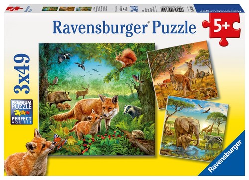 Pack puzzles animaux - pack,