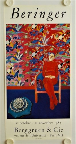 Affiche beringer 1987 - affiche,