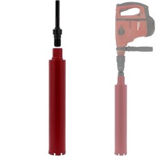 Couronne diamant Ø 76 mm avec adaptateur pour perceuse et perforateur SDS-max