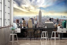 New York Panorama Papier Peint 312x219 CM Chambre Bureau Unisexe Mural Ville
