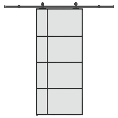 Porte coulissante avec - , kit