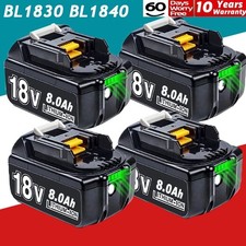 1~4x Batterie Pour Makita 18V