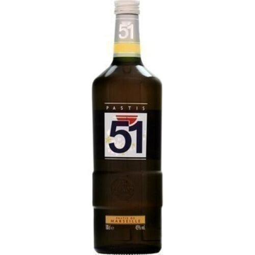 Pastis bouteille litre - 51,