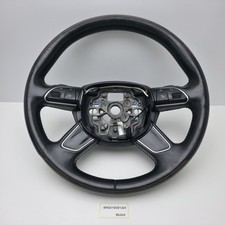 Volant cuir bois Audi A8 D4 2014-2017 avec palettes de changement de vitesse ...