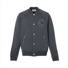 Hermès Cotton Jacket S Men's Gray  H557850HA Serie Button teddy blouson Clou de