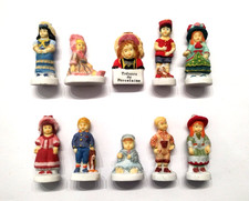 Série complète de fèves TRESORS DE PORCELAINE 2005 POUPEES * 204.205