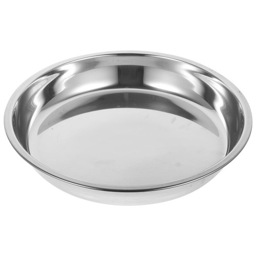 Assiette pâtes en acier - , À