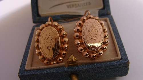 1900 dormeuses 18carats - dormeuses, or