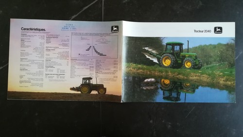 Brochure tracteur john - brochure, deere