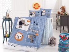 Linge De Lit Bébé Réversible Safari 100 X 135 Cm