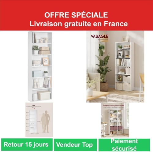 Vasagle bibliothèque - bibliothèque, 3
