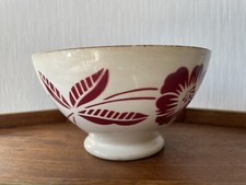 Bol à soupe ancien de grand mère en faïence de DIGOIN France  9654  (H17)