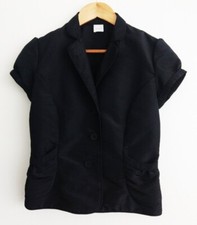 Veste noire manches courtes. Veste tailleur. Camaieu. Taille 38