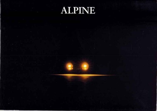 Catalogue brochure alpine a610 - alpine,