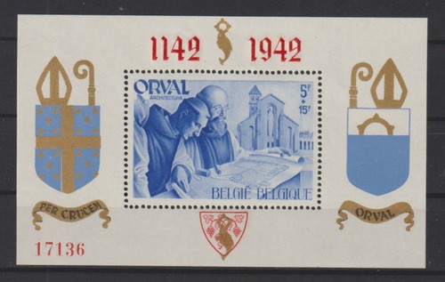 Belgium sheet 1942 cob - sheet,