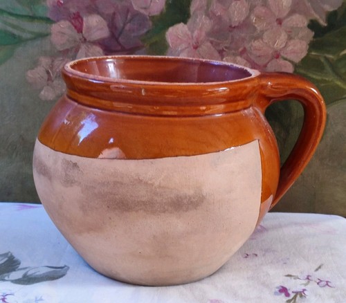 Ancien pot lait terre - ancien,