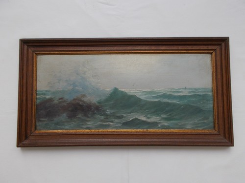 Tableau ancien peinture marine - tableau,