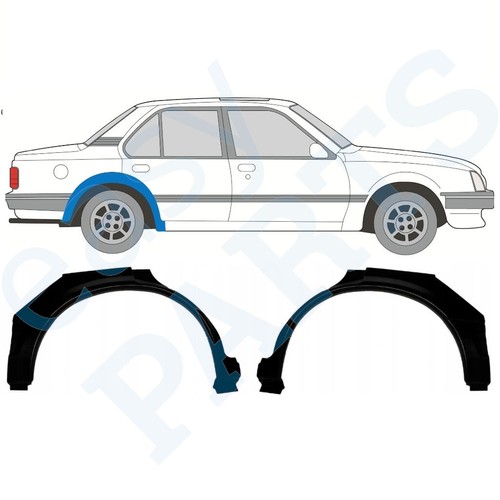 Opel ascona 1981 1988 tôle - 1981-1988,