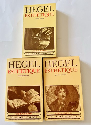Hegel esthétique volumes - hegel,
