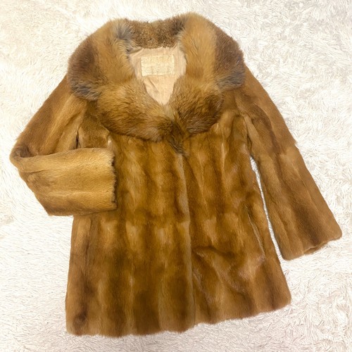 Veste manteau fourrure