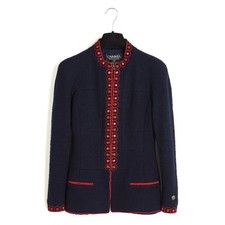 Chanel 1997 Veste Bleu Marine