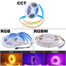 5m COB Led Strip RGBW RGB CCT Colour Changing High Density Flexible Tape Lights