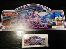 PLAQUE DE RALLYE MONTEE