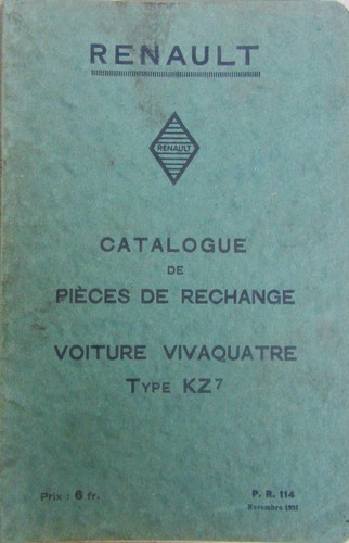 1931 renault vivaquatre - renault, kz7