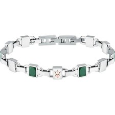 Bracelet SILVER ROSEGOLD GREEN