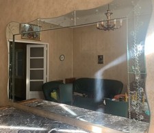 Magnifique miroir Art déco