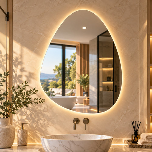 Miroir salle bain led - miroir,