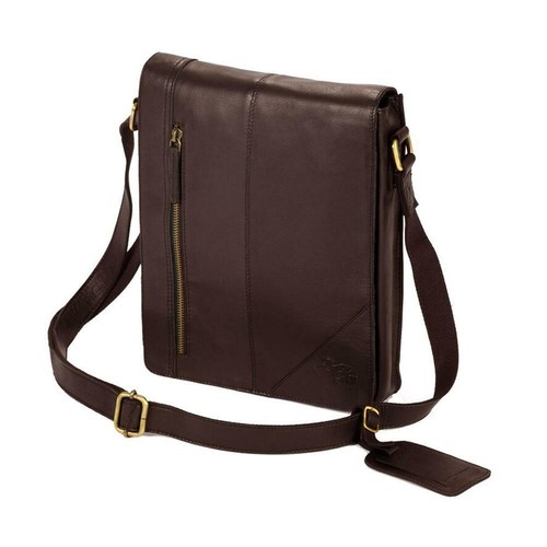 Sac messager homme - messager, marron