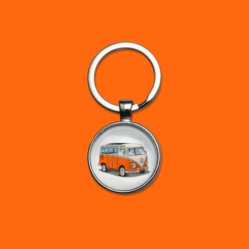 Porte clés combi split van - combi, t1