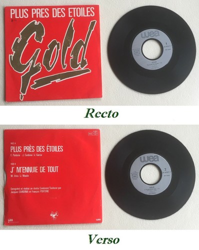 Gold disque 45t vinyl 2 - 45t,