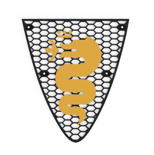 Grille radiateur centrale - grille,
