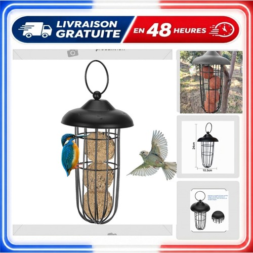 Mangeoire oiseaux suspendue - mangeoire, à