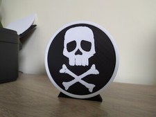 logo tete de mort albator pour