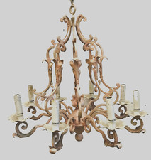 lustre louis XV en fonte de