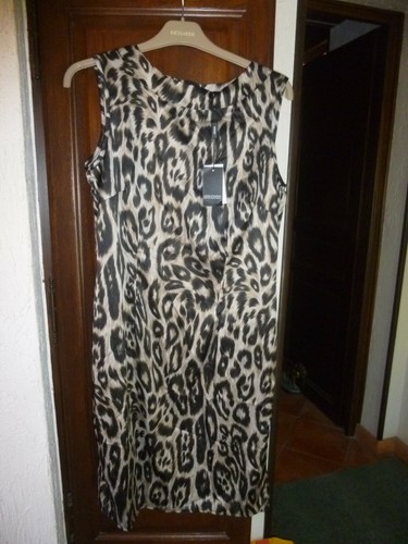 Robe neuf soyeux leopard - neuf,