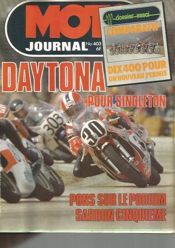 Moto journal 403 daytona - moto, n°403